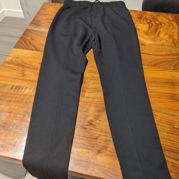 Uniqlo - U Sweat Pleated Leggings Pants 443247 | Large | Black - Picture 4 of 9